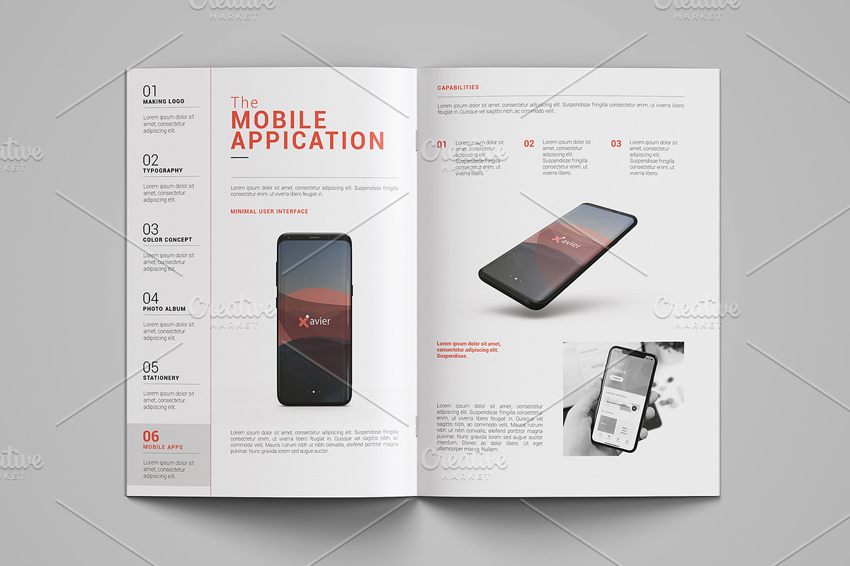 Brand Manual  V964, a Brochure Template by Template Shop (Photo 7 of 9)