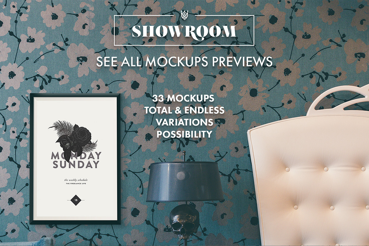 Showroom - Frames Mockups, a Product Mockup by Madebyvadim (Photo 10 of 10)