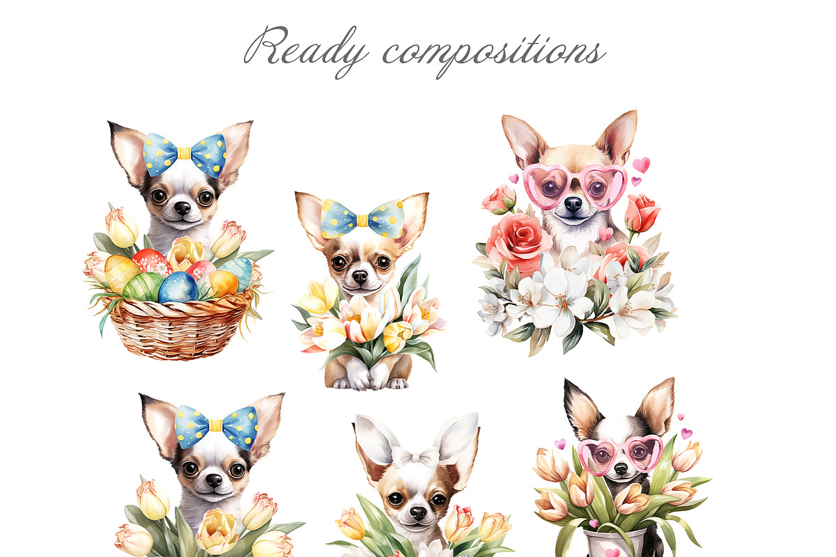 Festive dogs bundle, an Animal Illustration by TheCuteShop (Photo 12 of 33)
