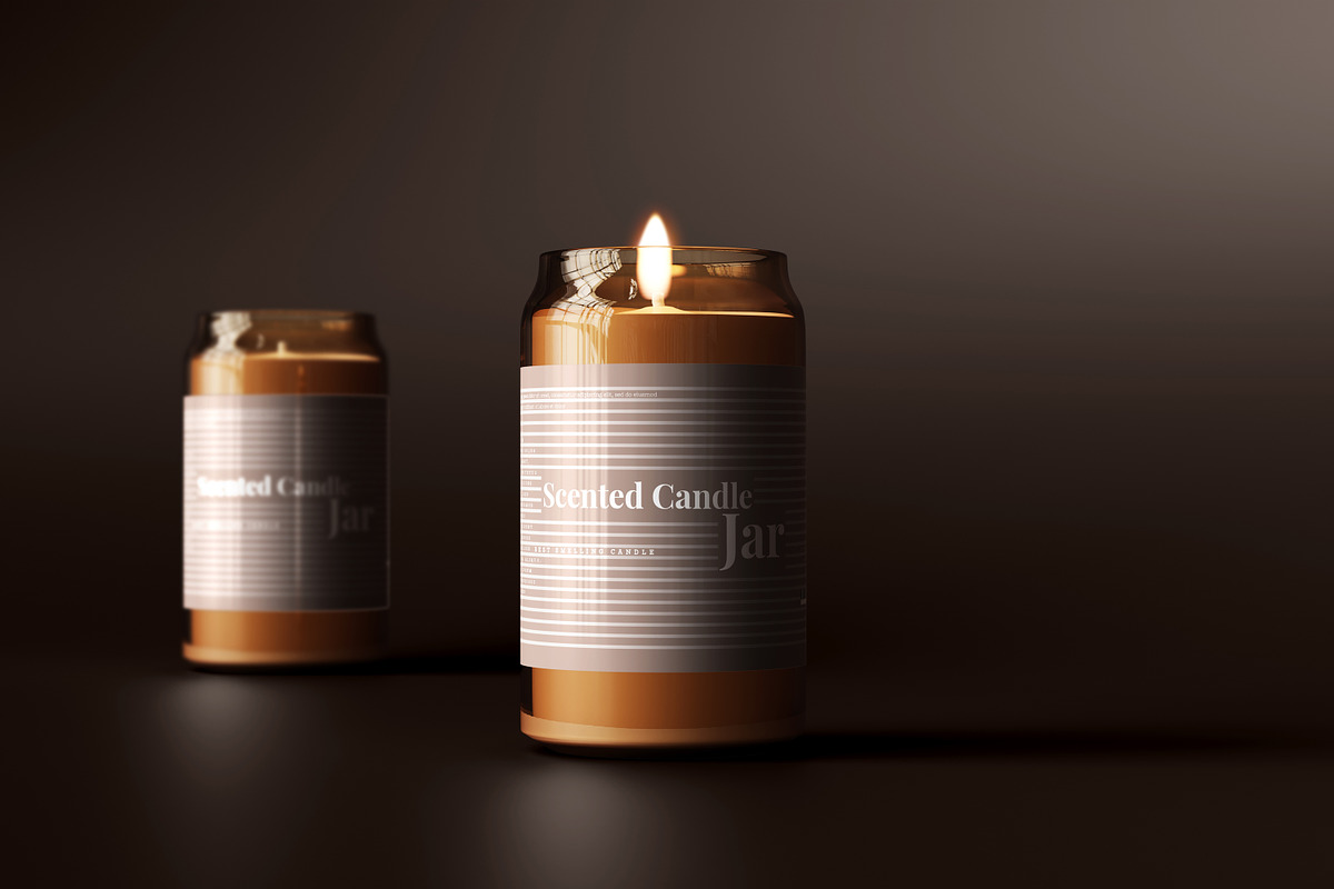 Amber Glass Candle Mockup Bundle, a Packaging Mockup by pmvch (Photo 124 of 135)