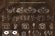 277 Hand Drawn Wedding Icons, an Object Graphic by OliaMuseDesign (Thumbnail 5 of 8)