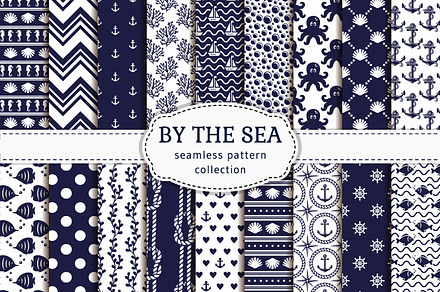 Sea seamless patterns
