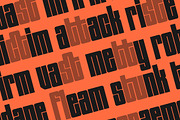 Seriusans - Condensed Sans Display, a Sans Serif Font by Typia Nesia (Thumbnail 6 of 13)
