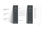 Stylish Resume Design Template, a Resume Template by GraphicFlava (Thumbnail 4 of 8)