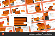 Laptop Device Mockup Powerpoint, a Presentation Template by Fit-tee (Thumbnail 1 of 2)