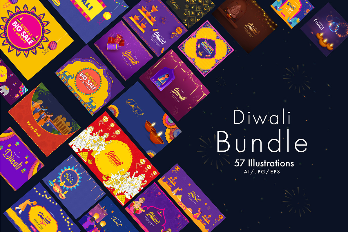 Diwali Bundle 2021 - Vol 1, an Object Graphic by Allies Interactive (Photo 1 of 4)