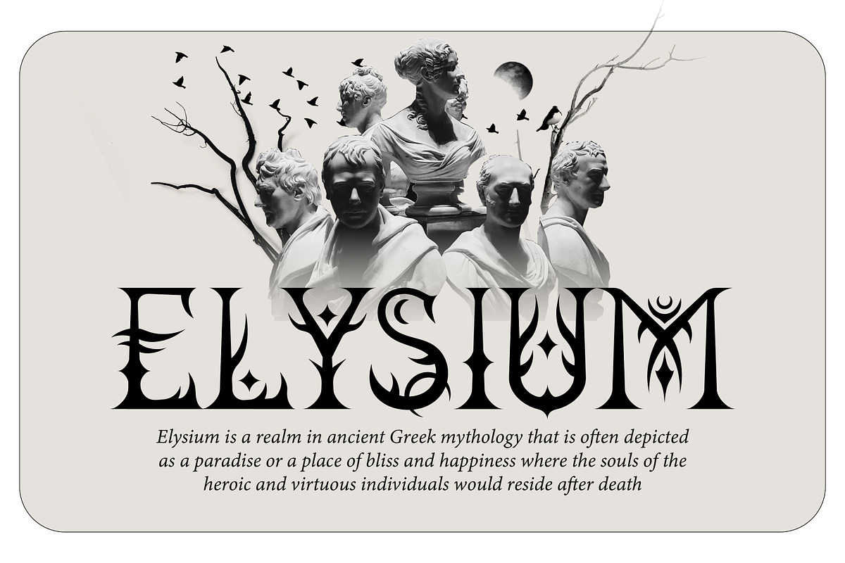Anima - Tribal Mystical Logo Font, a Blackletter Font by Struvictory.art (Photo 6 of 9)