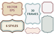 30 color frames in 6 styles, an Object Graphic by Wild Rose (Thumbnail 1 of 8)