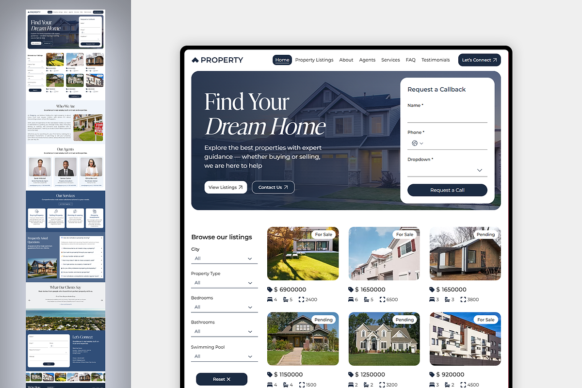 Realtor Wix Studio Website preview 7