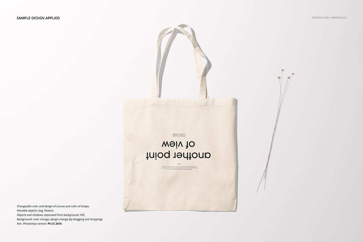 Noissue Tote Bag Mockup Bundle, a Packaging Mockup by creatsy5 (Photo 4 of 67)