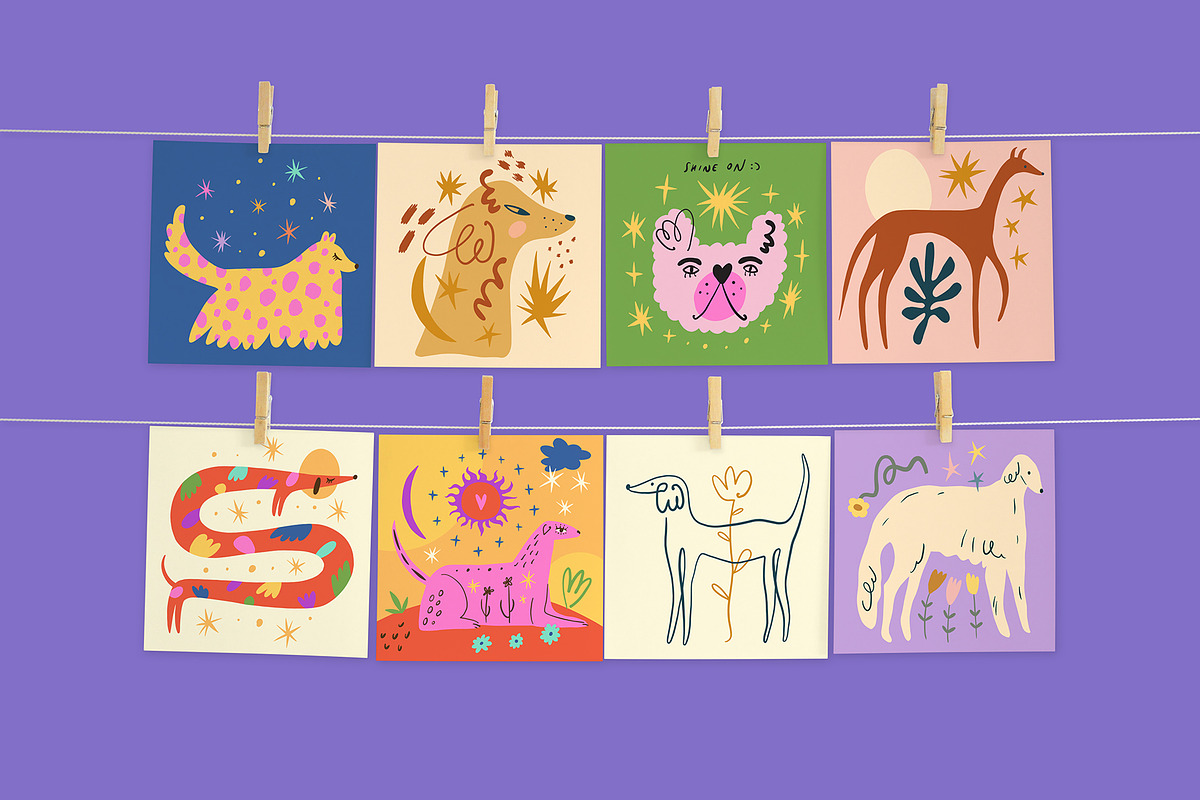 Dogs Bundle, an Animal Illustration by Annie Konst (Photo 5 of 23)