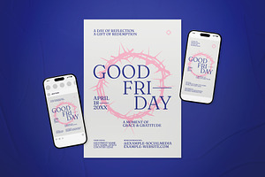 Good Friday Flyer Set, a Flyer Template by The Good Store