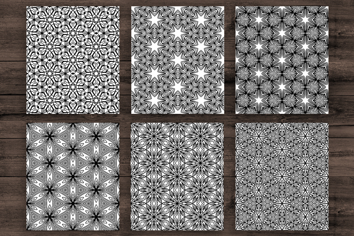 125 seamless hand drawn textures, a Pattern Graphic by Mandarinkas art (Photo 14 of 23)