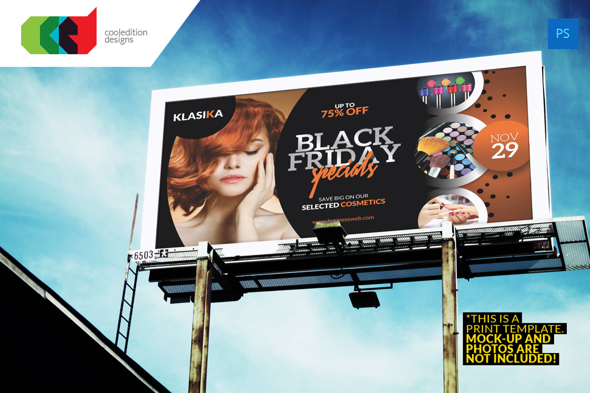Black Friday Billboard 1, a Flyer Template by Cooledition (Photo 4 of 5)