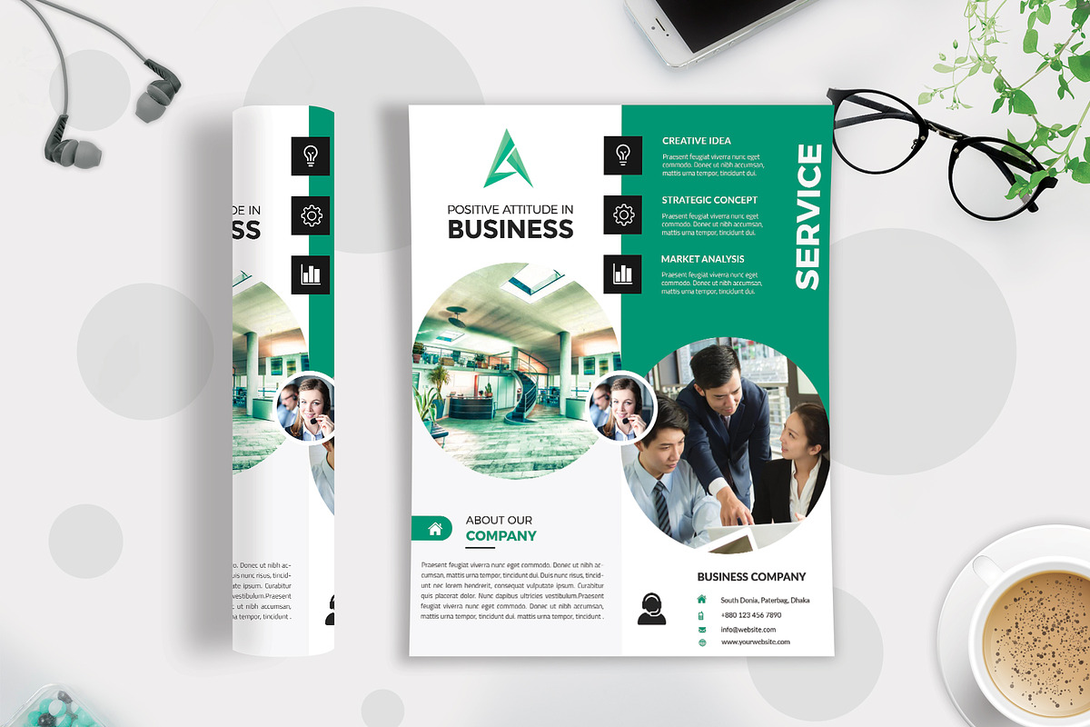 30+ Business Flyers Bundle, a Flyer Template by Imagine Design Studio (Photo 22 of 31)