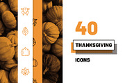 40 Thanksgiving Icons, an Icon by Jinro (Thumbnail 1 of 15)