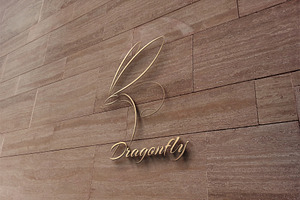 Dragonfly. Logo Template