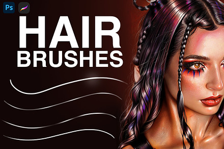 Hair Brushes, a Brush Add-On by vurdembrushes