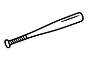 Baseball Bat Silhouette Vector Bundl, an Illustration by Creativeshirt (Thumbnail 36 of 51)
