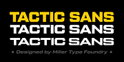 Tactic Sans, a Sans Serif Font by Miller Type Foundry (Thumbnail 1 of 11)