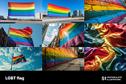 LGBT flags. 51 images, an Abstract Photo by Handmadefont (Thumbnail 2 of 12)