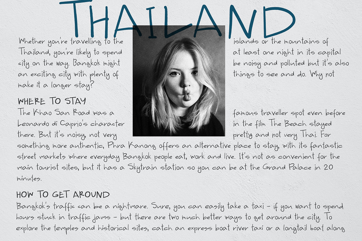 Mountain View handwritten font fun, a Handwritten Font by TD fonts (Photo 9 of 14)
