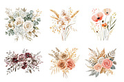 Boho Mother's Day Floral Bouquets, an Illustration by CreationArt (Thumbnail 2 of 5)