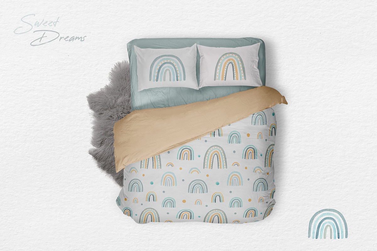 Watercolor RAINBOWS BUNDLE sale, a Pattern Graphic by svetlanaARTdreams (Photo 9 of 16)