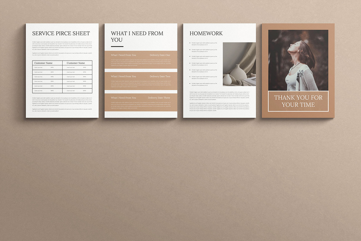 Services and Pricing Guide Template, a Magazine Template by TemplatesForest