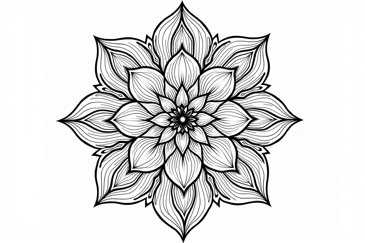 Mandala Coloring Pages Bundle, an Illustration by Artivon (Photo 3 of 11)