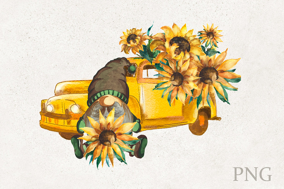 Autumn gnomes,watercolor set,, an Illustration by ElliaArt (Photo 9 of 12)