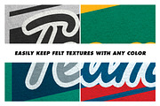 Screen-Printed Felt Pennant Creator, a Product Mockup by Chris Weibring (Thumbnail 4 of 13)