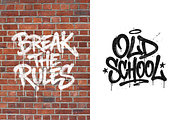 Graffiti Vector Pack + PSD Effect, an Object Graphic by pixelbuddha.net (Thumbnail 3 of 4)