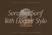 Serafilms Modern Stylish Serif, a Serif Font by Storytype Studio (Thumbnail 4 of 15)