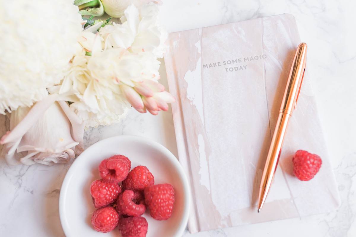 Raspberry Blush Desktop, a Books & Magazine Mockup by Suzy-Lou