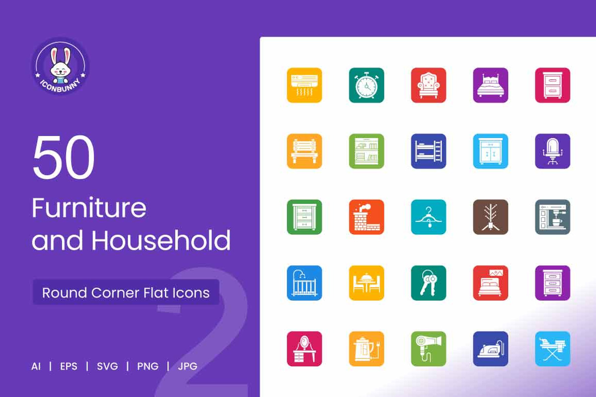 Furniture & Household Round Corner, an Icon by IconBunny (Photo 1 of 2)