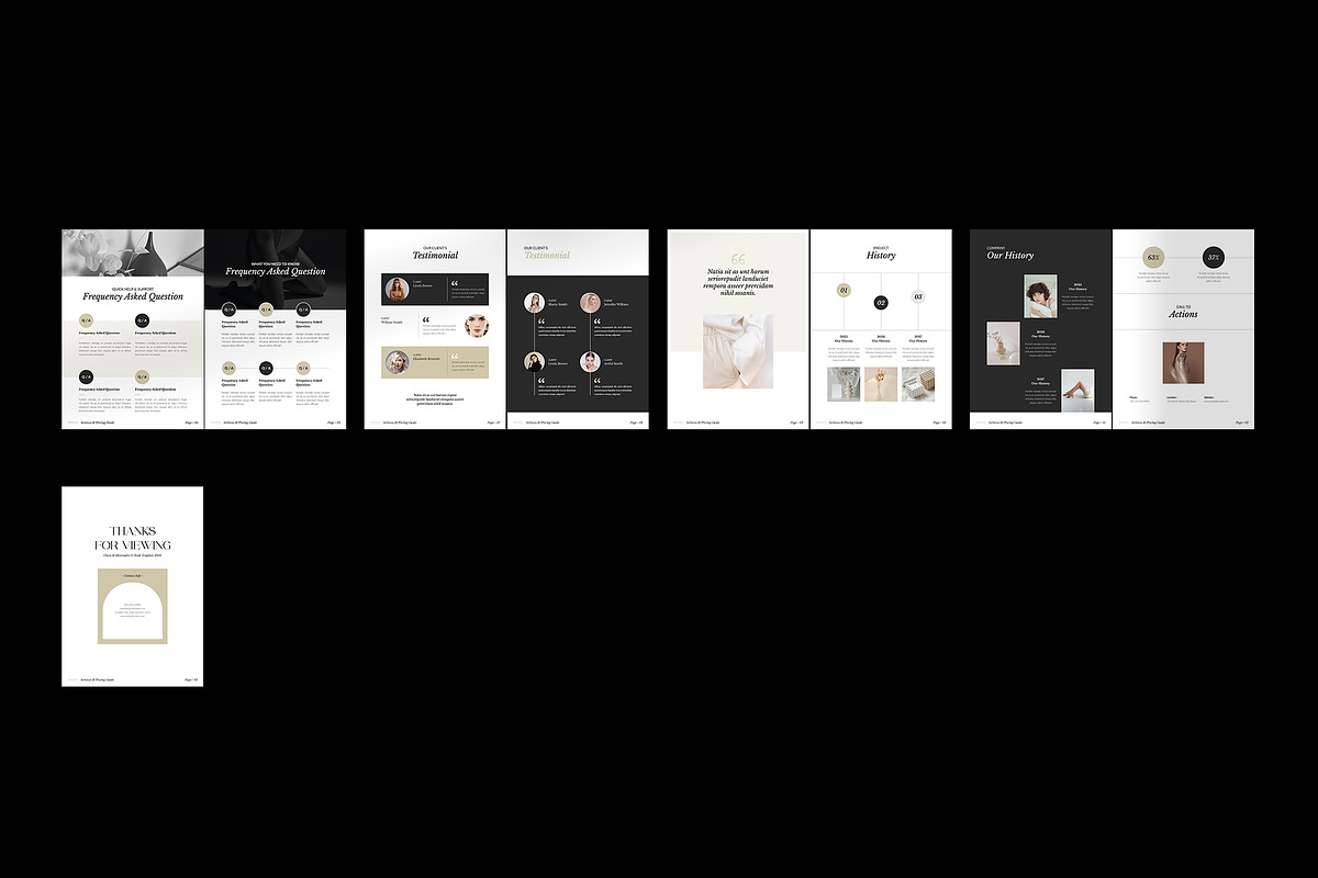 Services & Pricing Guide CANVA, a Brochure Template by TemplateFolio-Shop (Photo 20 of 20)