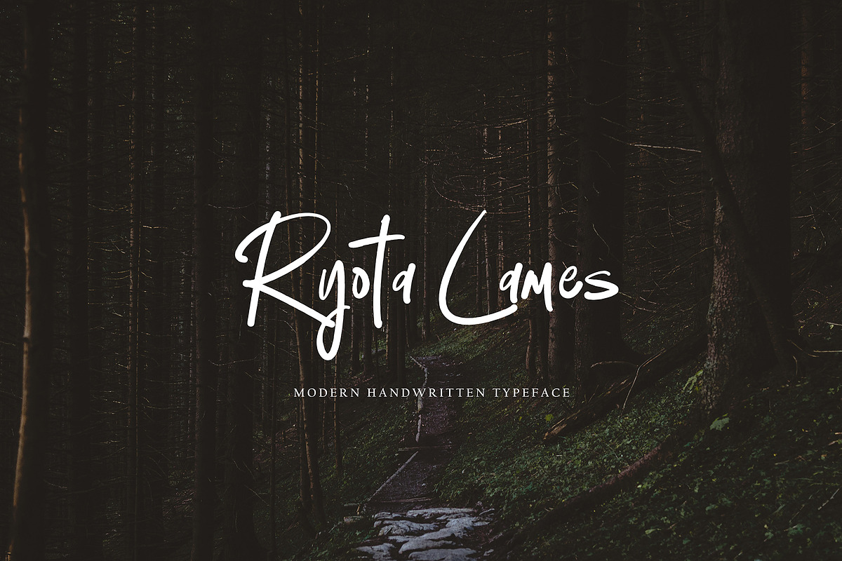 Ethan Jameson, a Handwritten Font by HaKi Studio (Photo 4 of 5)