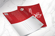 Red Christmas Church Postcard PSD, a Card Template by Godserv Designs (Thumbnail 7 of 11)