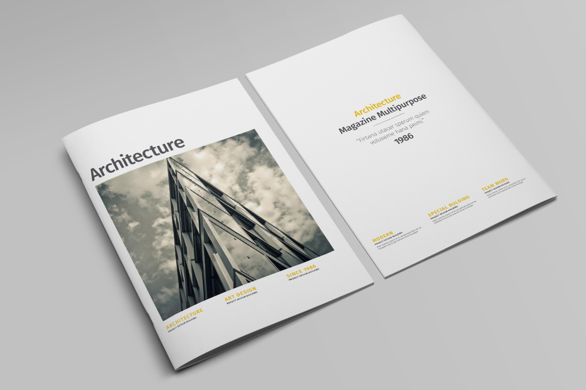 Architecture Magazine, a Magazine Template by Firtana (Photo 12 of 12)