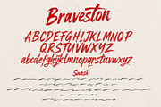 Braveston – Brush Script Font, a Script Font by cocodesign (Thumbnail 7 of 7)