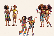 BEST FRIENDS CLIPART PACK, a Person Illustration by Daring Digies (Thumbnail 3 of 7)