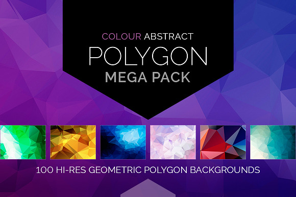 Colour Polygon Mega Pack preview 6
