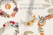 WARM AUTUMN watercolor collection, a Decorative Illustration by Yuliia Lashevska (Thumbnail 4 of 14)