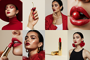 RED luxury aesthetic stock photos, a Beauty & Fashion Photo by My Template Studio (Thumbnail 8 of 12)