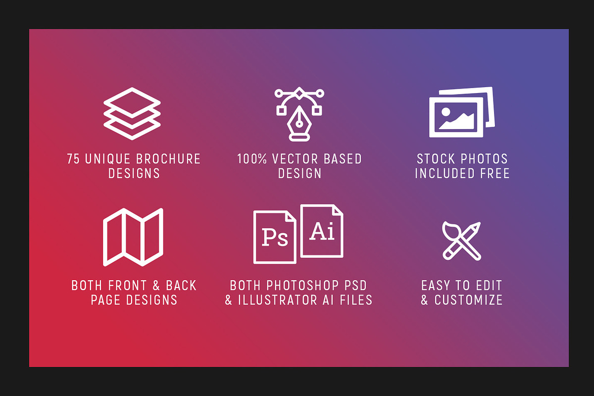 75 Trifold Brochure Templates Bundle, a Brochure Template by BrandPacks (Photo 2 of 11)