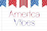 America Font, a Script Font by Cutie_Kate_Studio (Thumbnail 2 of 11)