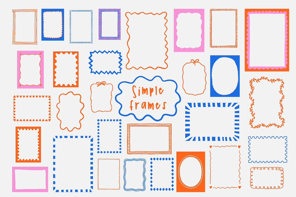 WHIMSICAL FRAMES, an Object Graphic by Bosotochka♥Art (Photo 6 of 9)