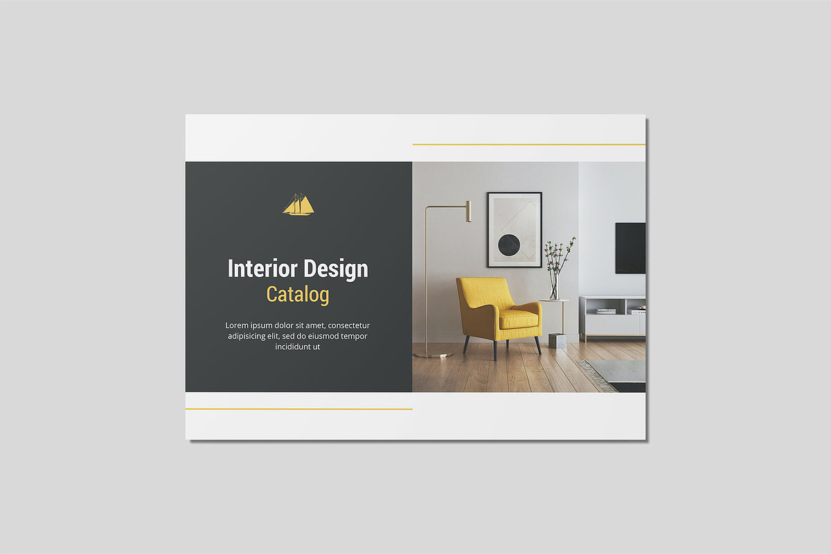 A4 Landscape Catalog Brochure Mockup, an Advertising Mockup by Compositing Studio (Photo 2 of 20)
