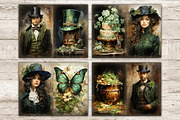 St. Patrick's Day Junk Journal Paper, a Seasonal Illustration by GlamArtZhanna (Thumbnail 2 of 10)
